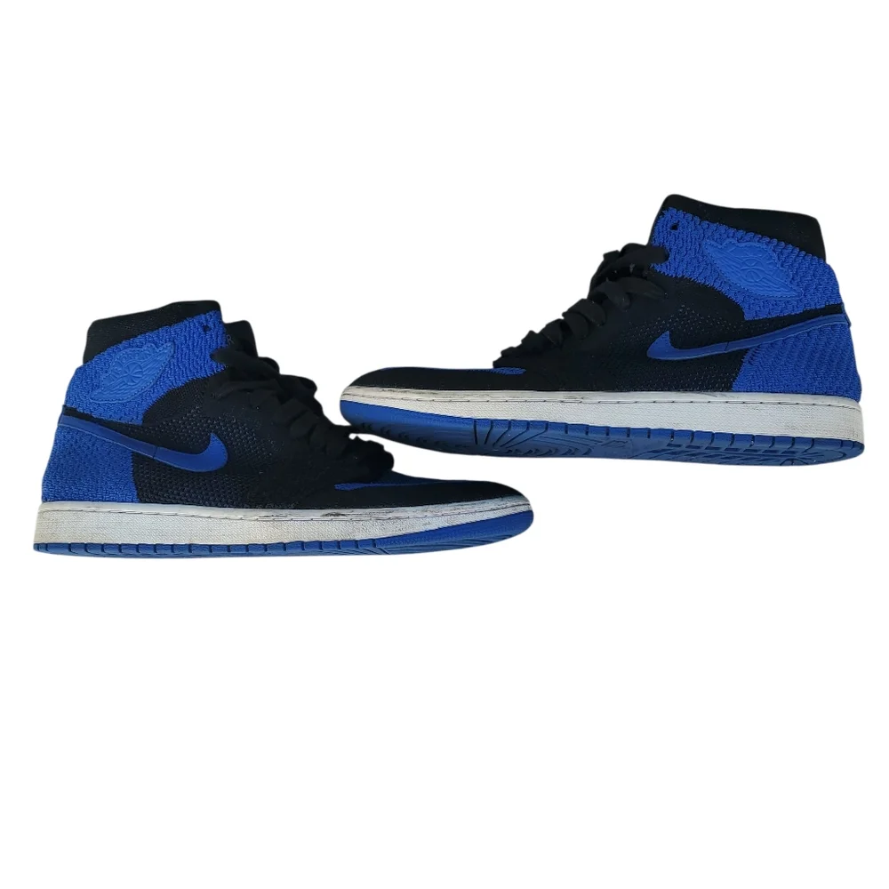 Jordan 1 Retro High Flyknit Royal Mens 11.5 Sneakers Streetwear Basketball